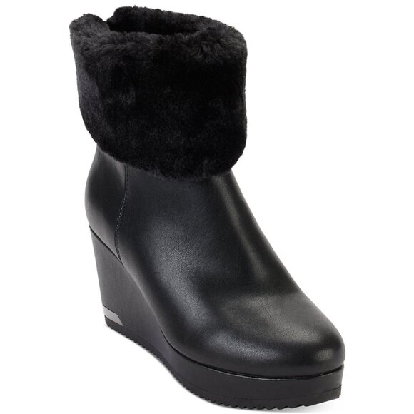 [NWT] DKNY Nadra Wedge Ankle Boots - Picture 1 of 7